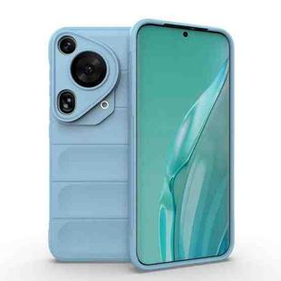 For Huawei Pura 70 Ultra Magic Shield TPU + Flannel Phone Case(Light Blue)