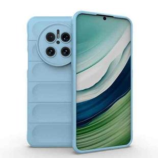 For Huawei Mate 70 5G Magic Shield TPU + Flannel Phone Case(Light Blue)