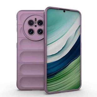 For Huawei Mate 70 5G Magic Shield TPU + Flannel Phone Case(Purple)