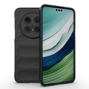 For Huawei Mate 70 Pro 5G Magic Shield TPU + Flannel Phone Case(Black)