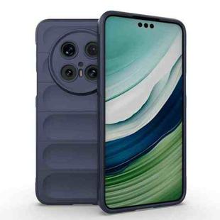 For Huawei Mate 70 Pro 5G Magic Shield TPU + Flannel Phone Case(Dark Blue)