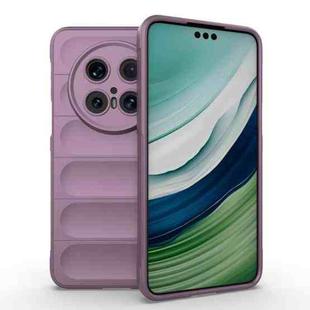 For Huawei Mate 70 Pro 5G Magic Shield TPU + Flannel Phone Case(Purple)