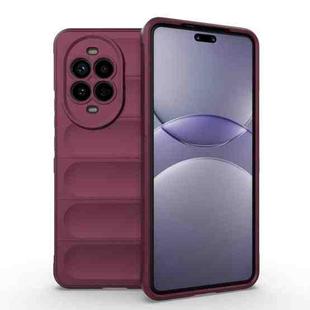 For Huawei nova 13 Pro 5G Magic Shield TPU + Flannel Phone Case(Wine Red)