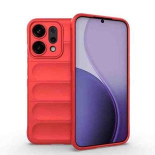 For Huawei nova 14 5G Magic Shield TPU + Flannel Phone Case(Red)
