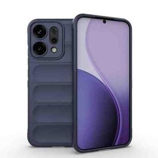 For Huawei nova 14 5G Magic Shield TPU + Flannel Phone Case(Dark Blue)