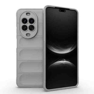 For Huawei nova 14 Pro 5G Magic Shield TPU + Flannel Phone Case(Grey)