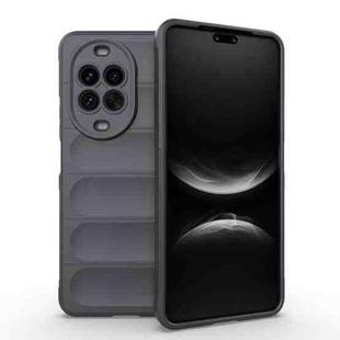 For Huawei nova 14 Pro 5G Magic Shield TPU + Flannel Phone Case(Dark Grey)
