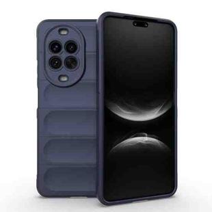 For Huawei nova 14 Pro 5G Magic Shield TPU + Flannel Phone Case(Dark Blue)