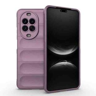 For Huawei nova 14 Pro 5G Magic Shield TPU + Flannel Phone Case(Purple)