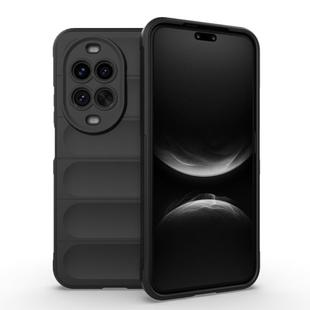 For Huawei nova 14 Ultra Magic Shield TPU + Flannel Phone Case(Black)