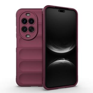 For Huawei nova 14 Ultra Magic Shield TPU + Flannel Phone Case(Wine Red)
