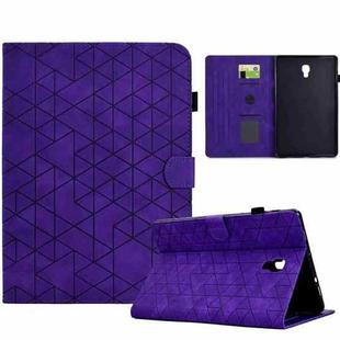 For Samsung Galaxy Tab A 10.5 T590 Rhombus TPU Smart Leather Tablet Case(Purple)