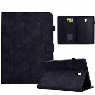 For Samsung Galaxy Tab A 10.5 T590 Rhombus TPU Smart Leather Tablet Case(Black)