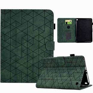 For Amazon Fire HD 8 2022/2020 Rhombus TPU Smart Leather Tablet Case(Green)