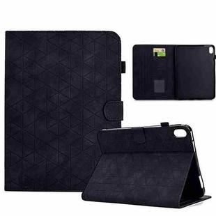 For iPad mini 6 Rhombus TPU Smart Leather Tablet Case(Black)