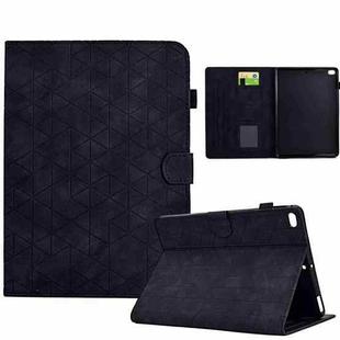 For iPad mini 5/4/32/1 Rhombus TPU Smart Leather Tablet Case(Black)