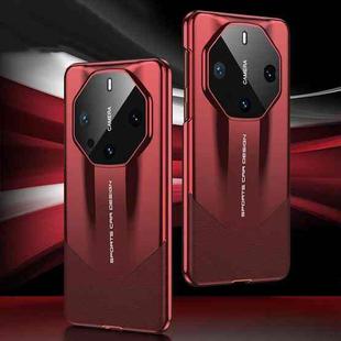 For Huawei Mate 60 RS Ultimate GKK Leather Supercar Shockproof Phone Case(Red)