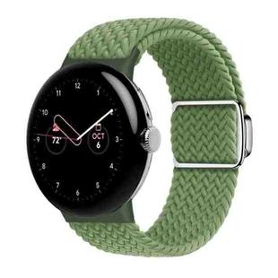 For Google Pixel Watch / Watch 2 Nylon Loop Magnetic Buckle Watch Band(Cactus)