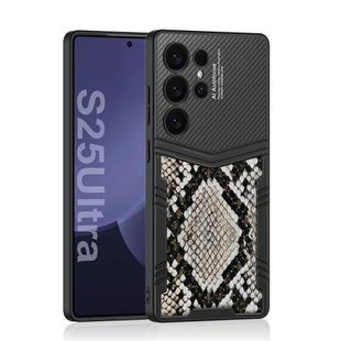 For Samsung Galaxy S25 Ultra 5G GKK TPU + PU Full Coverage Phone Case(Python Texture)