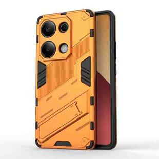 For Xiaomi Redmi Note 13 Pro 4G Global Punk Armor 2 in 1 PC + TPU Phone Case with Holder(Orange)