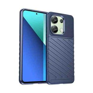 For Xiaomi Redmi Note 13 4G Thunderbolt Shockproof Soft TPU Phone Case(Blue)