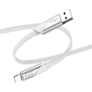 hoco U119 Machine USB to 8 Pin Charging Data Cable, Length: 1.2m(Grey)