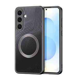 For Samsung Galaxy S25 FE 5G DUX DUCIS Aimo Mag Series TPU + PC MagSafe Frosted Feel Phone Case(Black)