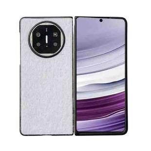 For Huawei Mate X5 Hinge Plush PC Phone Case(White)