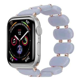 For Apple Watch Series 9 45mm Stretch Resin Watch Band(Blue Ocean)