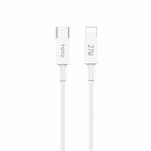 TOTU CB-9-PD 27W USB-C / Type-C to 8 Pin TPE Data Cable, Length: 1m(White)