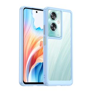 For OPPO A79 5G Colorful Series Acrylic Hybrid TPU Phone Case(Blue)