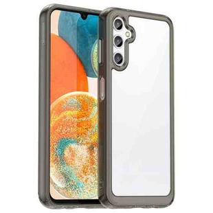 For Samsung Galaxy Jump 3 Colorful Series Acrylic Hybrid TPU Phone Case(Transparent Grey)