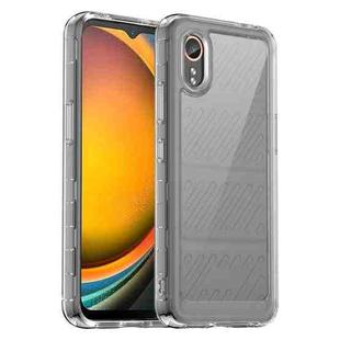 For Samsung Galaxy XCover 7 Colorful Series Acrylic Hybrid TPU Phone Case(Transparent)