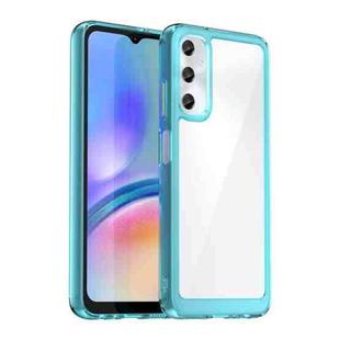 For Samsung Galaxy M14 4G Colorful Series Acrylic Hybrid TPU Phone Case(Transparent Blue)