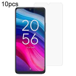 For TCL 505 10pcs 0.26mm 9H 2.5D Tempered Glass Film