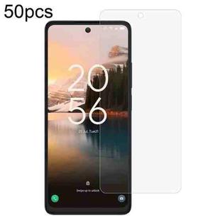 For TCL 40 NXTpaper 4G 50pcs 0.26mm 9H 2.5D Tempered Glass Film