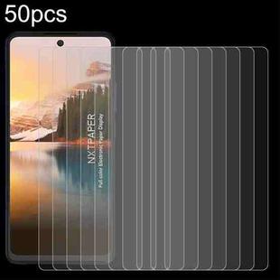 For TCL 50 5G 50pcs 0.26mm 9H 2.5D Tempered Glass Film