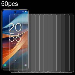 For TCL 50 XL 5G 50pcs 0.26mm 9H 2.5D Tempered Glass Film