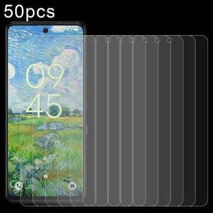For TCL P10 50pcs 0.26mm 9H 2.5D Tempered Glass Film
