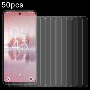 For TCL 60 SE NxtPaper 5G 50pcs 0.26mm 9H 2.5D Tempered Glass Film