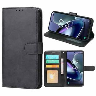 For TCL 50 XE Leather Phone Case(Black)