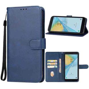 For TCL 201 Leather Phone Case(Blue)