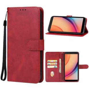 For TCL K11 Leather Phone Case(Red)
