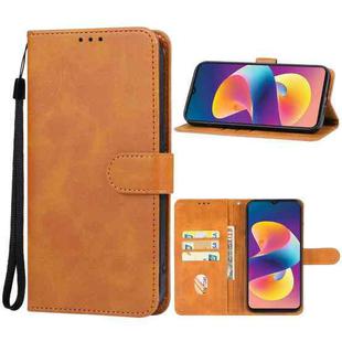 For TCL 50 LE Leather Phone Case(Brown)