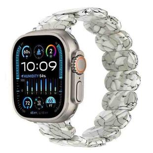 For Apple Watch Ultra 2 49mm Stretch Rope Resin Watch Band(Earth Cracks)