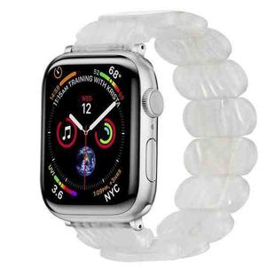 For Apple Watch SE 40mm Stretch Rope Resin Watch Band(Fluorescent Color)