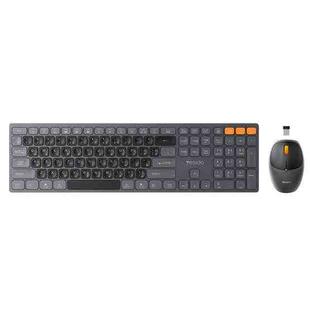 Yesido KB19 2.4G Mixed Color Wireless Keyboard Mouse Set(Grey Arabic Version)