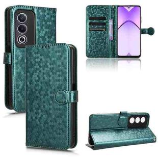 For OPPO A3 Pro India Honeycomb Dot Texture Leather Phone Case(Green)