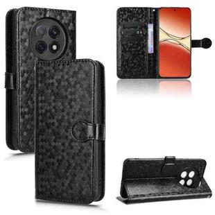 For OPPO F29 Pro 5G Honeycomb Dot Texture Leather Phone Case(Black)