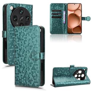 For OPPO Find X8 Ultra 5G Honeycomb Dot Texture Leather Phone Case(Green)